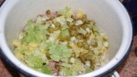 классический французский салат оливье