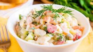 Новогодний салат оливье