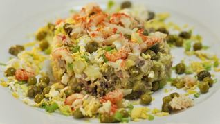 Оливье без майонеза