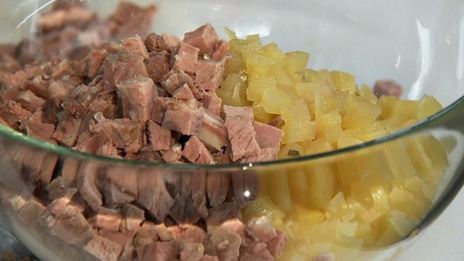 оливье без майонеза