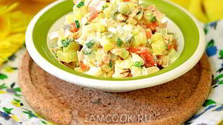 Оливье копченый