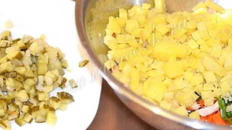 оливье копченый