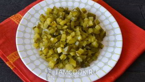 оливье с кальмарами