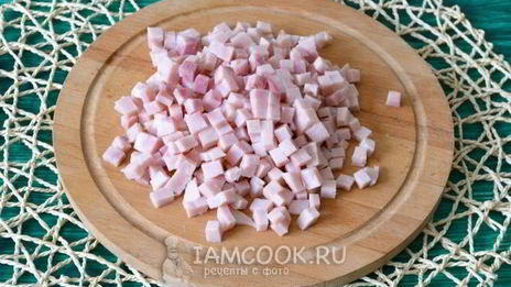 оливье с ветчиной