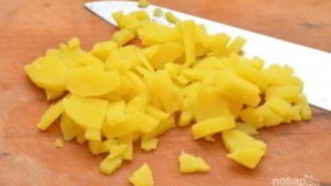 оливье с языком