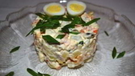 салат оливье по-домашнему