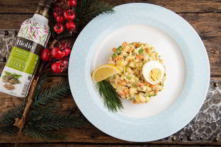 Салат Оливье с домашним майонезом