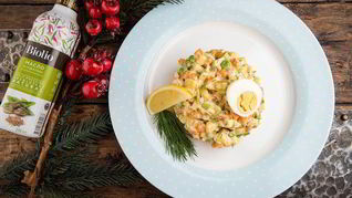 Салат Оливье с домашним майонезом