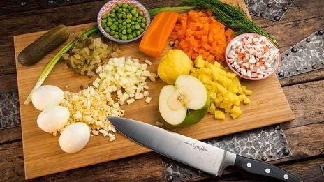 салат оливье с домашним майонезом