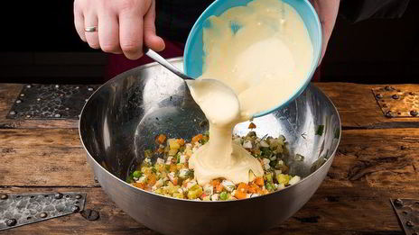 салат оливье с домашним майонезом