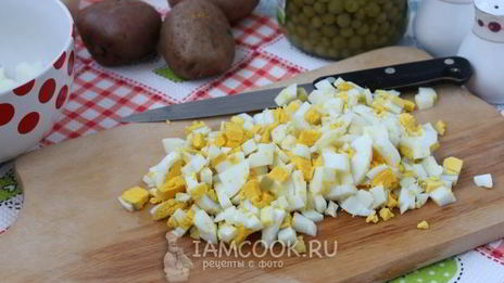 салат оливье со свининой