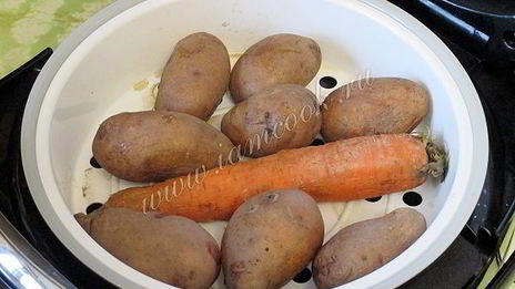 салат оливье вегетарианский