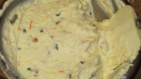 сладкий десерт оливье с маскарпоне