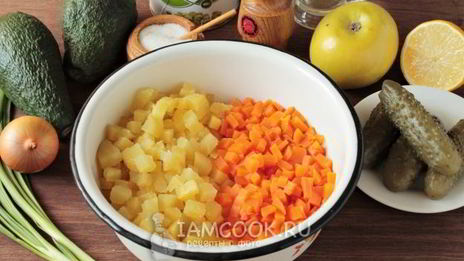 веганский оливье