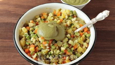 веганский оливье