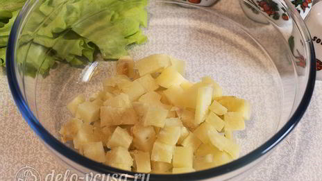 овощной салат с грибами