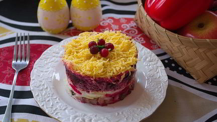 Салаты с селедкой