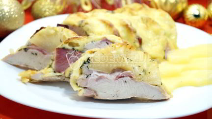 Салаты с ветчиной