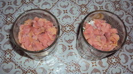 порционный салат коралловые рифы