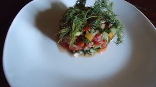 Простой овощной салат