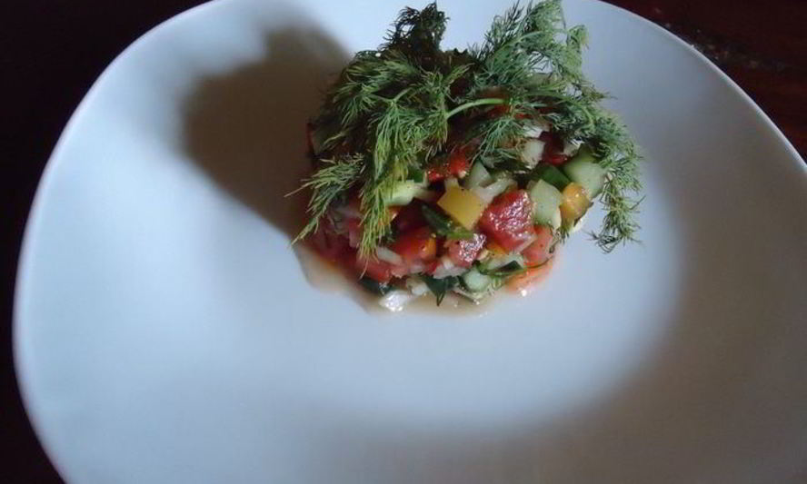 Рецепт простого овощной салат