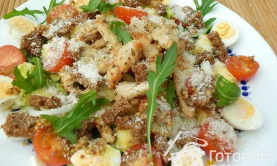 Рецепт салата ананасовые фантазии