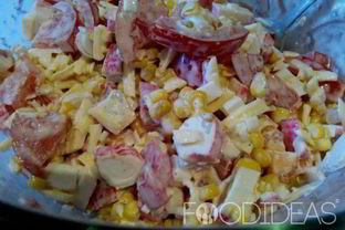 Салат Дипломат с крабовыми палочками