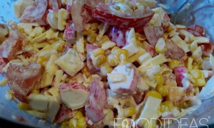 Рецепт салата дипломат с крабовыми палочками