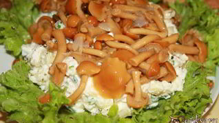 Салат Грибная полянка