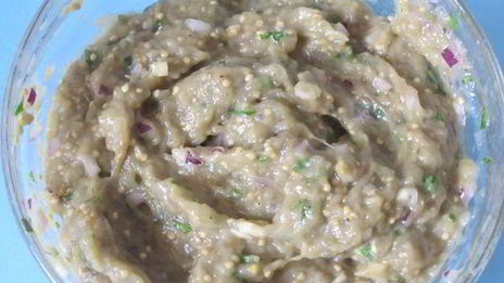 салат из баклажанов с питой мелидзаносалата