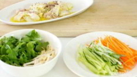 салат из кальмаров и огурцов