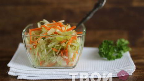 салат из капусты с перцем