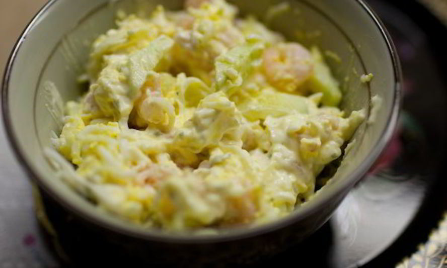 Рецепт салата из креветок