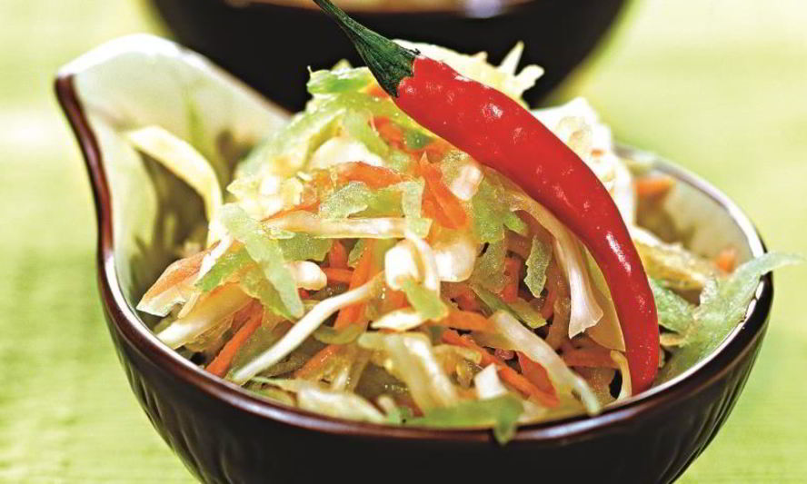 Рецепт салата из редьки с капустой и морковью