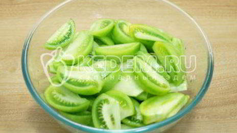 салат из зеленых помидор золотая осень