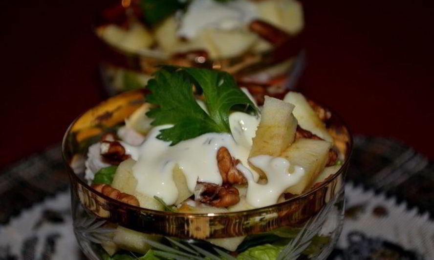 Рецепт салата-коктейля новгородского