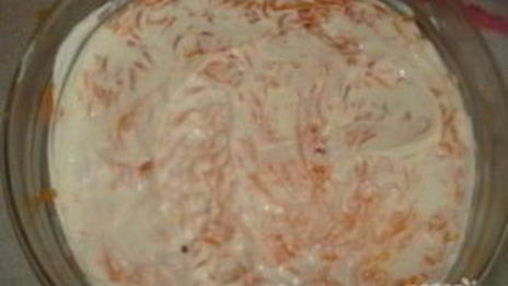 мимоза с печенью трески