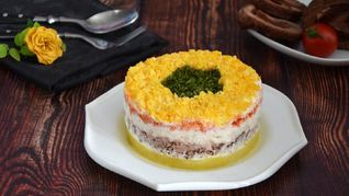 Мимоза с тунцом