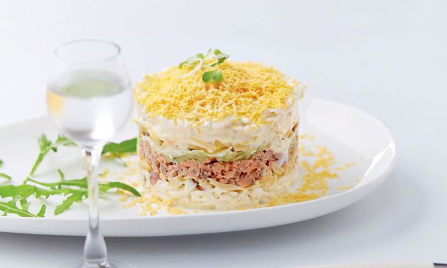 Рецепт оригинального салата мимоза