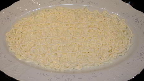 рыбный салат мимоза