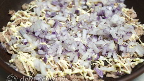 салат мимоза без картошки