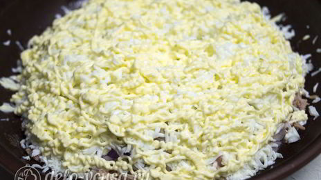 салат мимоза без картошки