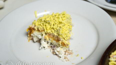 салат мимоза без картошки