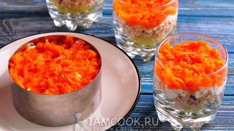 салат мимоза новогодний