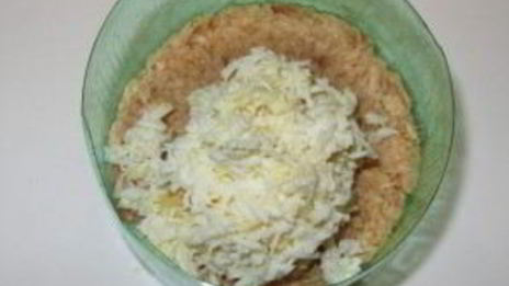 салат мимоза с картошкой и сыром