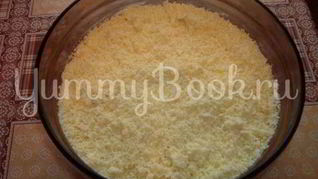 Салат Мимоза с копченой скумбрией