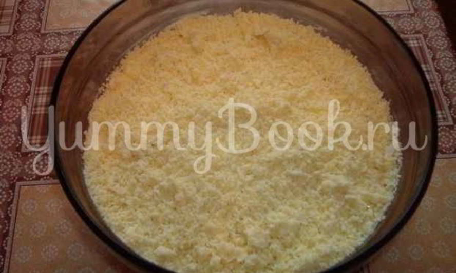 Рецепт салата мимоза с копченой скумбрией