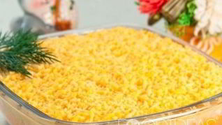 Салат Мимоза с сайрой