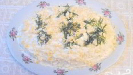 салат мимоза с сельдью