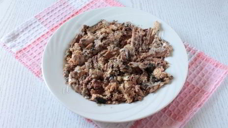 салат мимоза с яблоком